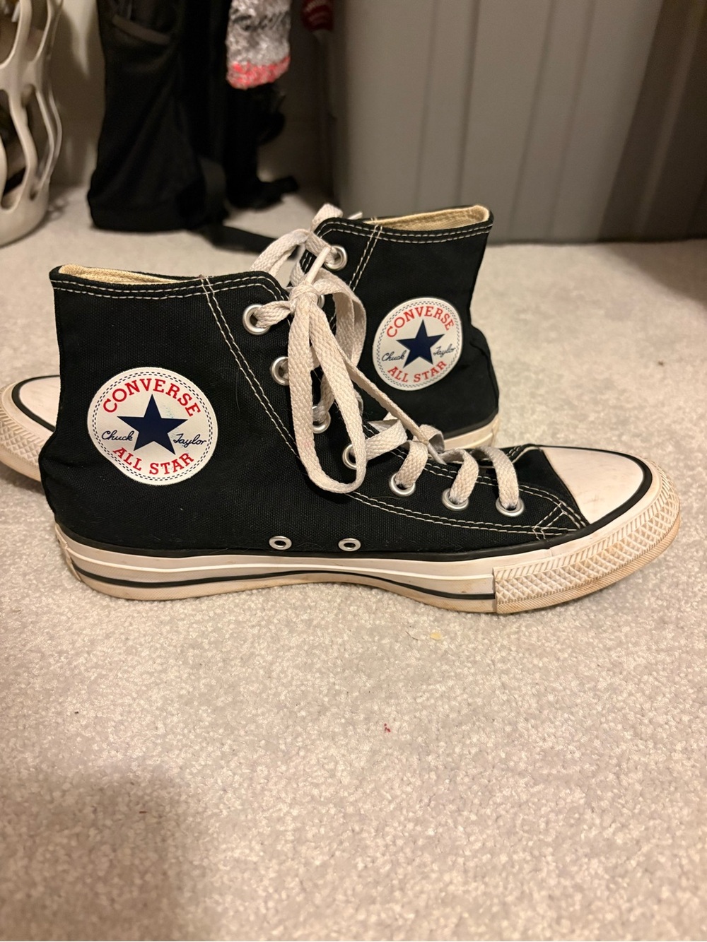 Converse Black High Top Chuck Taylor All Star Sneakers